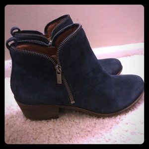 Lucky Brand bartalino suede ankle booties
